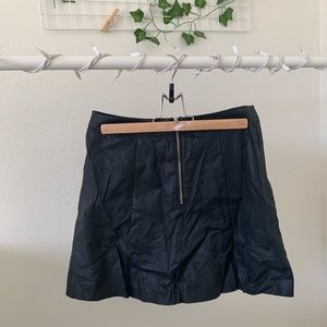 Hollister Leather Skirt